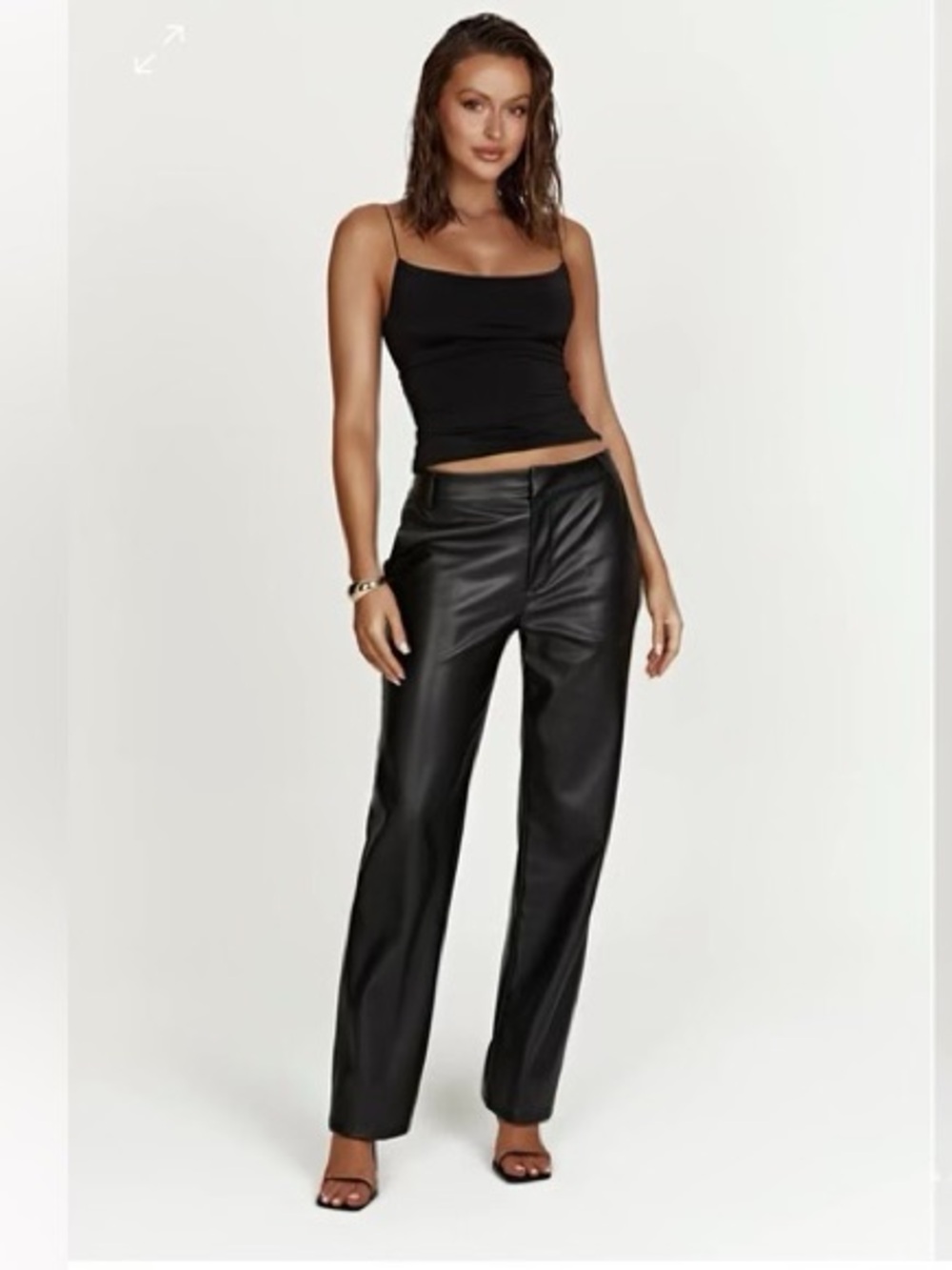 NWT Faux leather pants size S